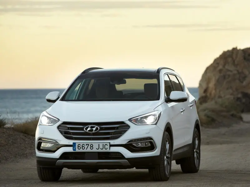 Hyundai Santa Fe (DM) 3 поколение, рестайлинг, джип/suv 5 дв. (09.2015 - 01.2019)